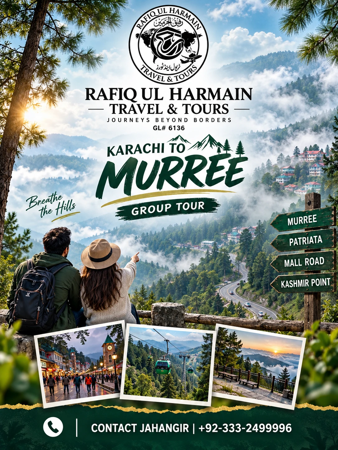 Karachi to Murree group tour
