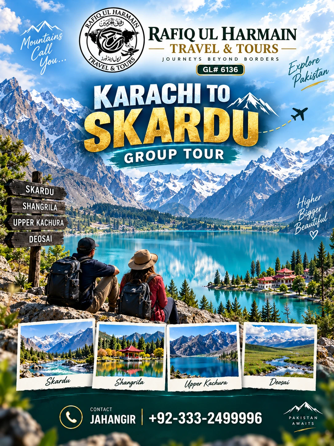 Karachi to Skardu group tour